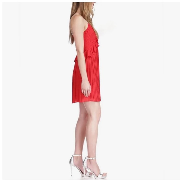 MICHAEL Michael Kors Glitter-Strap Pleated Mini Dress - Picture 5 of 15